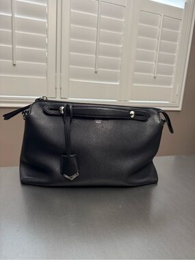 Fendi Black Leather By the way Bag